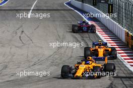 Fernando Alonso (ESP) McLaren MCL33. 30.09.2018. Formula 1 World Championship, Rd 16, Russian Grand Prix, Sochi Autodrom, Sochi, Russia, Race Day.
