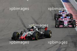 Romain Grosjean (FRA) Haas F1 Team  30.09.2018. Formula 1 World Championship, Rd 16, Russian Grand Prix, Sochi Autodrom, Sochi, Russia, Race Day.