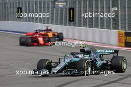 Valtteri Bottas (FIN) Mercedes AMG F1  30.09.2018. Formula 1 World Championship, Rd 16, Russian Grand Prix, Sochi Autodrom, Sochi, Russia, Race Day.