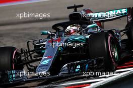 Lewis Hamilton (GBR) Mercedes AMG F1 W09. 29.09.2018. Formula 1 World Championship, Rd 16, Russian Grand Prix, Sochi Autodrom, Sochi, Russia, Qualifying Day.