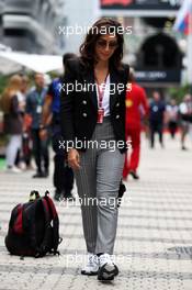 Fabiana Flosi (BRA), wife of Bernie Ecclestone (GBR). 30.09.2018. Formula 1 World Championship, Rd 16, Russian Grand Prix, Sochi Autodrom, Sochi, Russia, Race Day.