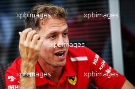 Sebastian Vettel (GER) Ferrari. 27.09.2018. Formula 1 World Championship, Rd 16, Russian Grand Prix, Sochi Autodrom, Sochi, Russia, Preparation Day.