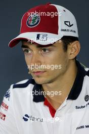 Charles Leclerc (FRA) Sauber F1 Team  27.09.2018. Formula 1 World Championship, Rd 16, Russian Grand Prix, Sochi Autodrom, Sochi, Russia, Preparation Day.