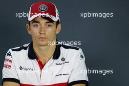 Charles Leclerc (FRA) Sauber F1 Team  27.09.2018. Formula 1 World Championship, Rd 16, Russian Grand Prix, Sochi Autodrom, Sochi, Russia, Preparation Day.