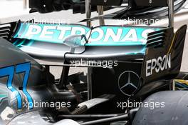 Mercedes AMG F1 W09 rear wing detail. 27.09.2018. Formula 1 World Championship, Rd 16, Russian Grand Prix, Sochi Autodrom, Sochi, Russia, Preparation Day.
