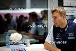 Sergey Sirotkin (RUS) Williams F1 Team  27.09.2018. Formula 1 World Championship, Rd 16, Russian Grand Prix, Sochi Autodrom, Sochi, Russia, Preparation Day.