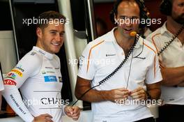 Stoffel Vandoorne (BEL) McLaren. 14.09.2018. Formula 1 World Championship, Rd 15, Singapore Grand Prix, Marina Bay Street Circuit, Singapore, Practice Day.