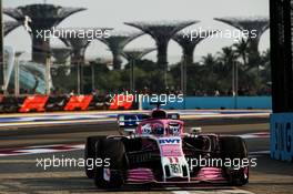 Sergio Perez (MEX) Racing Point Force India F1 VJM11. 14.09.2018. Formula 1 World Championship, Rd 15, Singapore Grand Prix, Marina Bay Street Circuit, Singapore, Practice Day.
