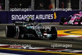 Valtteri Bottas (FIN) Mercedes AMG F1 W09. 14.09.2018. Formula 1 World Championship, Rd 15, Singapore Grand Prix, Marina Bay Street Circuit, Singapore, Practice Day.