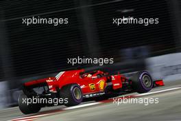 Sebastian Vettel (GER) Scuderia Ferrari  14.09.2018. Formula 1 World Championship, Rd 15, Singapore Grand Prix, Marina Bay Street Circuit, Singapore, Practice Day.