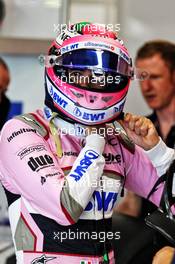 Sergio Perez (MEX) Racing Point Force India F1 Team. 14.09.2018. Formula 1 World Championship, Rd 15, Singapore Grand Prix, Marina Bay Street Circuit, Singapore, Practice Day.