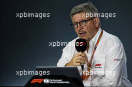 Ross Brawn (GBR) Managing Director, Motor Sports in the FIA Press Conference. 14.09.2018. Formula 1 World Championship, Rd 15, Singapore Grand Prix, Marina Bay Street Circuit, Singapore, Practice Day.