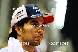 Sergio Perez (MEX) Racing Point Force India F1 Team. 16.09.2018. Formula 1 World Championship, Rd 15, Singapore Grand Prix, Marina Bay Street Circuit, Singapore, Race Day.