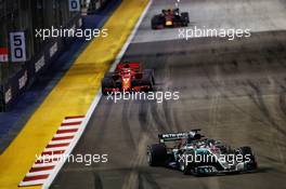 Lewis Hamilton (GBR) Mercedes AMG F1 W09. 16.09.2018. Formula 1 World Championship, Rd 15, Singapore Grand Prix, Marina Bay Street Circuit, Singapore, Race Day.