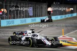 Lance Stroll (CDN) Williams FW41. 16.09.2018. Formula 1 World Championship, Rd 15, Singapore Grand Prix, Marina Bay Street Circuit, Singapore, Race Day.