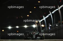 Lewis Hamilton (GBR) Mercedes AMG F1 W09. 16.09.2018. Formula 1 World Championship, Rd 15, Singapore Grand Prix, Marina Bay Street Circuit, Singapore, Race Day.