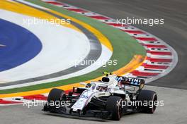 Sergey Sirotkin (RUS) Williams F1 Team  15.09.2018. Formula 1 World Championship, Rd 15, Singapore Grand Prix, Marina Bay Street Circuit, Singapore, Qualifying Day.