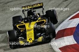 Nico Hulkenberg (GER) Renault Sport F1 Team RS18. 15.09.2018. Formula 1 World Championship, Rd 15, Singapore Grand Prix, Marina Bay Street Circuit, Singapore, Qualifying Day.