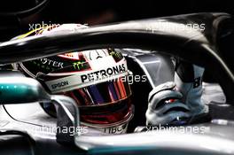 Lewis Hamilton (GBR) Mercedes AMG F1 W09. 15.09.2018. Formula 1 World Championship, Rd 15, Singapore Grand Prix, Marina Bay Street Circuit, Singapore, Qualifying Day.