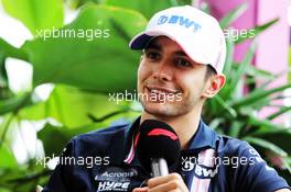 Esteban Ocon (FRA) Racing Point Force India F1 Team. 15.09.2018. Formula 1 World Championship, Rd 15, Singapore Grand Prix, Marina Bay Street Circuit, Singapore, Qualifying Day.