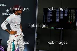 Lewis Hamilton (GBR) Mercedes AMG F1 in the FIA Press Conference. 15.09.2018. Formula 1 World Championship, Rd 15, Singapore Grand Prix, Marina Bay Street Circuit, Singapore, Qualifying Day.