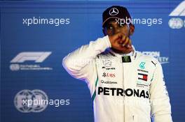 Lewis Hamilton (GBR) Mercedes AMG F1 in qualifying parc ferme. 15.09.2018. Formula 1 World Championship, Rd 15, Singapore Grand Prix, Marina Bay Street Circuit, Singapore, Qualifying Day.