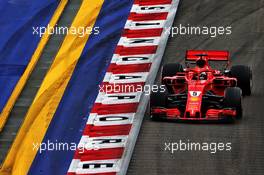 Sebastian Vettel (GER) Ferrari SF71H. 15.09.2018. Formula 1 World Championship, Rd 15, Singapore Grand Prix, Marina Bay Street Circuit, Singapore, Qualifying Day.
