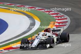 Charles Leclerc (FRA) Sauber F1 Team  15.09.2018. Formula 1 World Championship, Rd 15, Singapore Grand Prix, Marina Bay Street Circuit, Singapore, Qualifying Day.