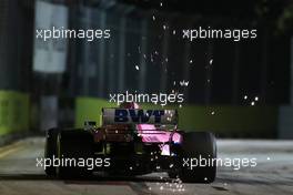 Sergio Perez (MEX) Sahara Force India F1   15.09.2018. Formula 1 World Championship, Rd 15, Singapore Grand Prix, Marina Bay Street Circuit, Singapore, Qualifying Day.