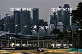 Sergio Perez (MEX) Racing Point Force India F1 VJM11. 15.09.2018. Formula 1 World Championship, Rd 15, Singapore Grand Prix, Marina Bay Street Circuit, Singapore, Qualifying Day.