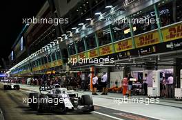 Lance Stroll (CDN) Williams FW41. 15.09.2018. Formula 1 World Championship, Rd 15, Singapore Grand Prix, Marina Bay Street Circuit, Singapore, Qualifying Day.