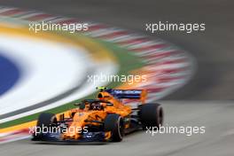 Stoffel Vandoorne (BEL) McLaren F1  15.09.2018. Formula 1 World Championship, Rd 15, Singapore Grand Prix, Marina Bay Street Circuit, Singapore, Qualifying Day.