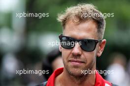 Sebastian Vettel (GER) Ferrari. 15.09.2018. Formula 1 World Championship, Rd 15, Singapore Grand Prix, Marina Bay Street Circuit, Singapore, Qualifying Day.