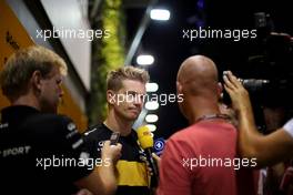 Nico Hulkenberg (GER) Renault Sport F1 Team  13.09.2018. Formula 1 World Championship, Rd 15, Singapore Grand Prix, Marina Bay Street Circuit, Singapore, Preparation Day.