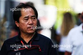 Toyoharu Tanabe (JPN) Honda F1 Technical Director. 13.09.2018. Formula 1 World Championship, Rd 15, Singapore Grand Prix, Marina Bay Street Circuit, Singapore, Preparation Day.