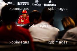 Kimi Raikkonen (FIN) Ferrari in the FIA Press Conference. 13.09.2018. Formula 1 World Championship, Rd 15, Singapore Grand Prix, Marina Bay Street Circuit, Singapore, Preparation Day.