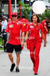 Kimi Raikkonen (FIN) Ferrari. 13.09.2018. Formula 1 World Championship, Rd 15, Singapore Grand Prix, Marina Bay Street Circuit, Singapore, Preparation Day.