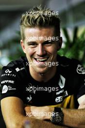Nico Hulkenberg (GER) Renault Sport F1 Team. 13.09.2018. Formula 1 World Championship, Rd 15, Singapore Grand Prix, Marina Bay Street Circuit, Singapore, Preparation Day.