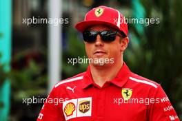 Kimi Raikkonen (FIN) Ferrari. 13.09.2018. Formula 1 World Championship, Rd 15, Singapore Grand Prix, Marina Bay Street Circuit, Singapore, Preparation Day.