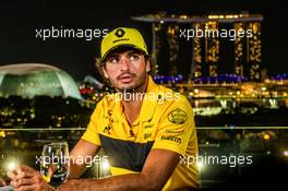 Carlos Sainz Jr (ESP) Renault Sport F1 Team. 13.09.2018. Formula 1 World Championship, Rd 15, Singapore Grand Prix, Marina Bay Street Circuit, Singapore, Preparation Day.