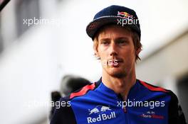 Brendon Hartley (NZL) Scuderia Toro Rosso. 13.09.2018. Formula 1 World Championship, Rd 15, Singapore Grand Prix, Marina Bay Street Circuit, Singapore, Preparation Day.