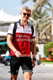 Marcus Ericsson (SWE) Sauber F1 Team. 23.11.2018. Formula 1 World Championship, Rd 21, Abu Dhabi Grand Prix, Yas Marina Circuit, Abu Dhabi, Practice Day.