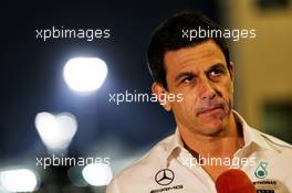 Toto Wolff (GER) Mercedes AMG F1 Shareholder and Executive Director. 23.11.2018. Formula 1 World Championship, Rd 21, Abu Dhabi Grand Prix, Yas Marina Circuit, Abu Dhabi, Practice Day.