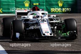 Antonio Giovinazzi (ITA) Sauber C37 Test Driver. 23.11.2018. Formula 1 World Championship, Rd 21, Abu Dhabi Grand Prix, Yas Marina Circuit, Abu Dhabi, Practice Day.