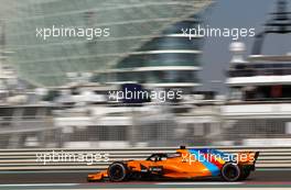 Fernando Alonso (ESP) McLaren F1  23.11.2018. Formula 1 World Championship, Rd 21, Abu Dhabi Grand Prix, Yas Marina Circuit, Abu Dhabi, Practice Day.