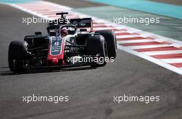 Romain Grosjean (FRA) Haas F1 Team  23.11.2018. Formula 1 World Championship, Rd 21, Abu Dhabi Grand Prix, Yas Marina Circuit, Abu Dhabi, Practice Day.
