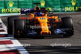 Fernando Alonso (ESP) McLaren MCL33. 23.11.2018. Formula 1 World Championship, Rd 21, Abu Dhabi Grand Prix, Yas Marina Circuit, Abu Dhabi, Practice Day.