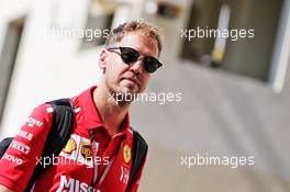 Sebastian Vettel (GER) Ferrari. 23.11.2018. Formula 1 World Championship, Rd 21, Abu Dhabi Grand Prix, Yas Marina Circuit, Abu Dhabi, Practice Day.