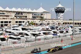 Nico Hulkenberg (GER) Renault Sport F1 Team RS18. 23.11.2018. Formula 1 World Championship, Rd 21, Abu Dhabi Grand Prix, Yas Marina Circuit, Abu Dhabi, Practice Day.