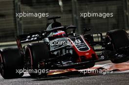 Romain Grosjean (FRA) Haas F1 Team VF-18. 23.11.2018. Formula 1 World Championship, Rd 21, Abu Dhabi Grand Prix, Yas Marina Circuit, Abu Dhabi, Practice Day.